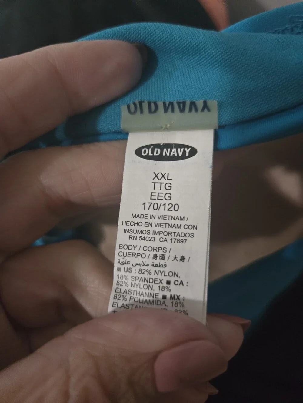 xxl Old Navy one piece swimsuit, wireless padded bra